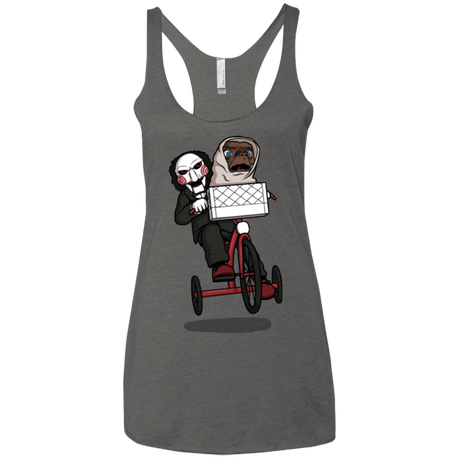 T-Shirts Premium Heather / X-Small The Extra Terrifying Women's Triblend Racerback Tank