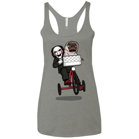 T-Shirts Venetian Grey / X-Small The Extra Terrifying Women's Triblend Racerback Tank