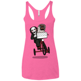 T-Shirts Vintage Pink / X-Small The Extra Terrifying Women's Triblend Racerback Tank