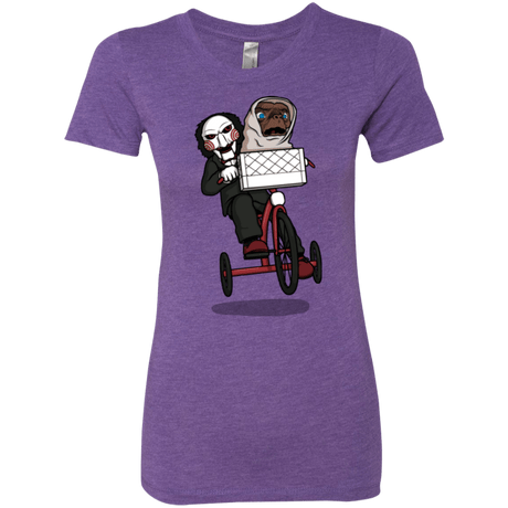 T-Shirts Purple Rush / Small The Extra Terrifying Women's Triblend T-Shirt