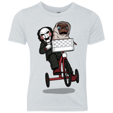 T-Shirts Heather White / YXS The Extra Terrifying Youth Triblend T-Shirt