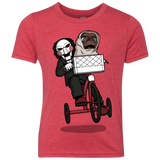 T-Shirts Vintage Red / YXS The Extra Terrifying Youth Triblend T-Shirt