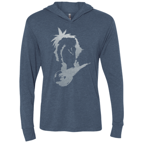 T-Shirts Indigo / X-Small THE FANTASY IS BACK Triblend Long Sleeve Hoodie Tee