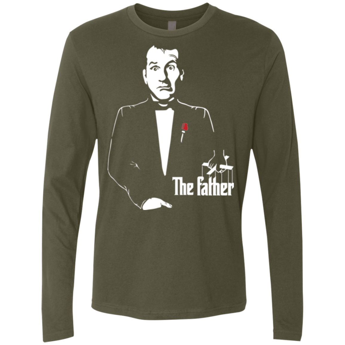 T-Shirts Military Green / Small The Father Men's Premium Long Sleeve
