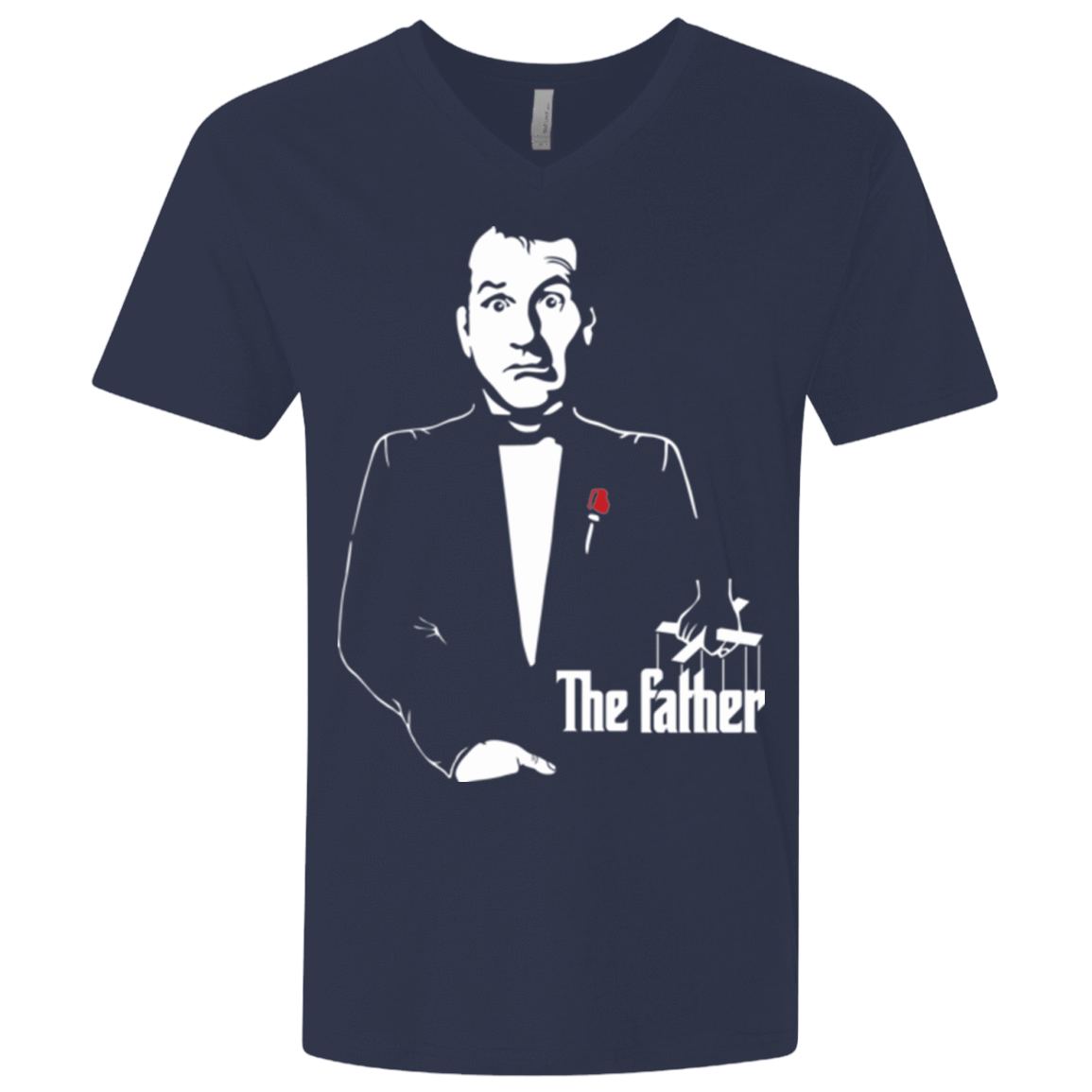 T-Shirts Midnight Navy / X-Small The Father Men's Premium V-Neck
