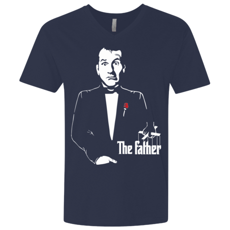 T-Shirts Midnight Navy / X-Small The Father Men's Premium V-Neck
