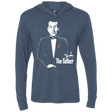 T-Shirts Indigo / X-Small The Father Triblend Long Sleeve Hoodie Tee