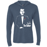 T-Shirts Indigo / X-Small The Father Triblend Long Sleeve Hoodie Tee