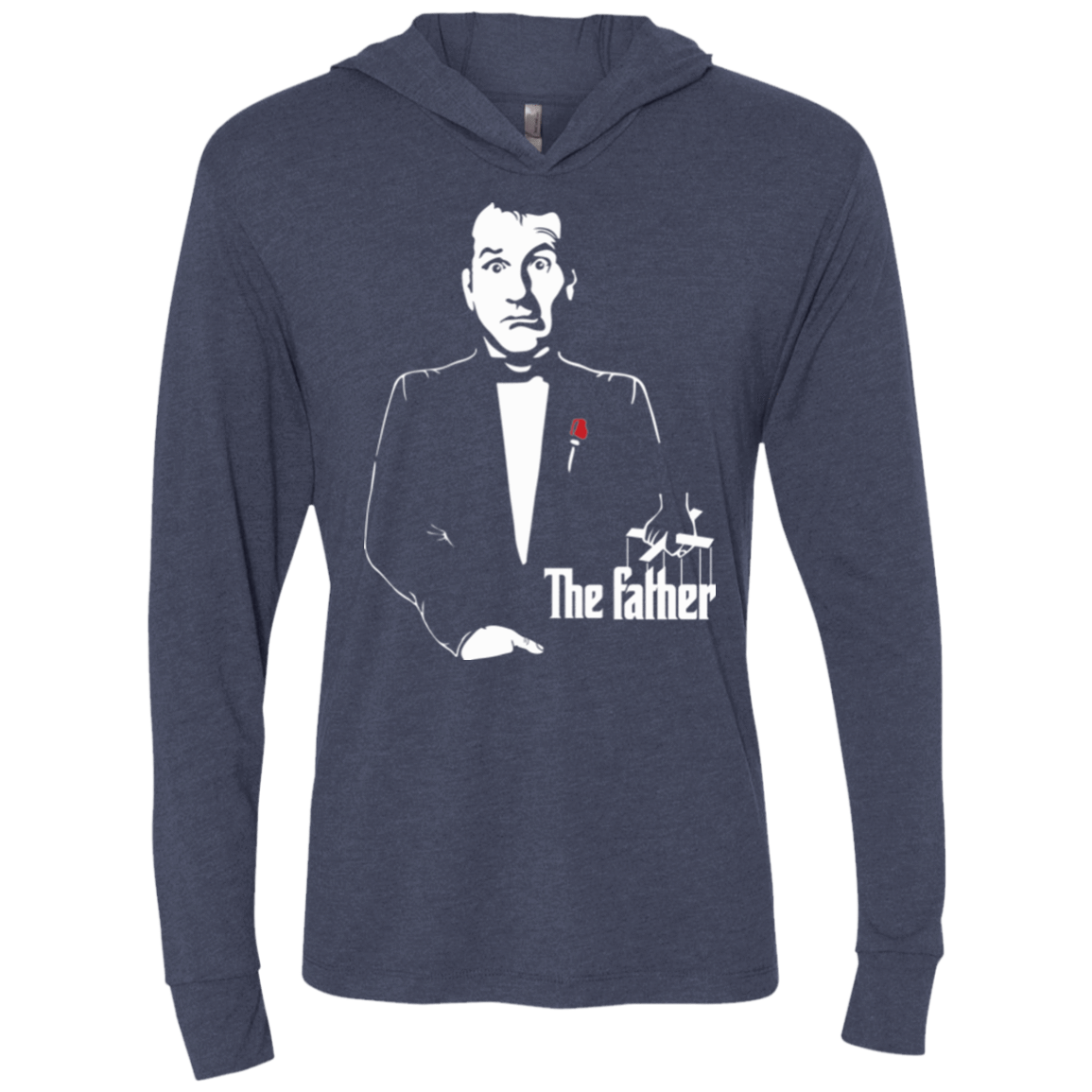 T-Shirts Vintage Navy / X-Small The Father Triblend Long Sleeve Hoodie Tee