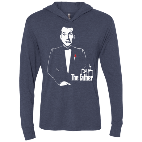 T-Shirts Vintage Navy / X-Small The Father Triblend Long Sleeve Hoodie Tee