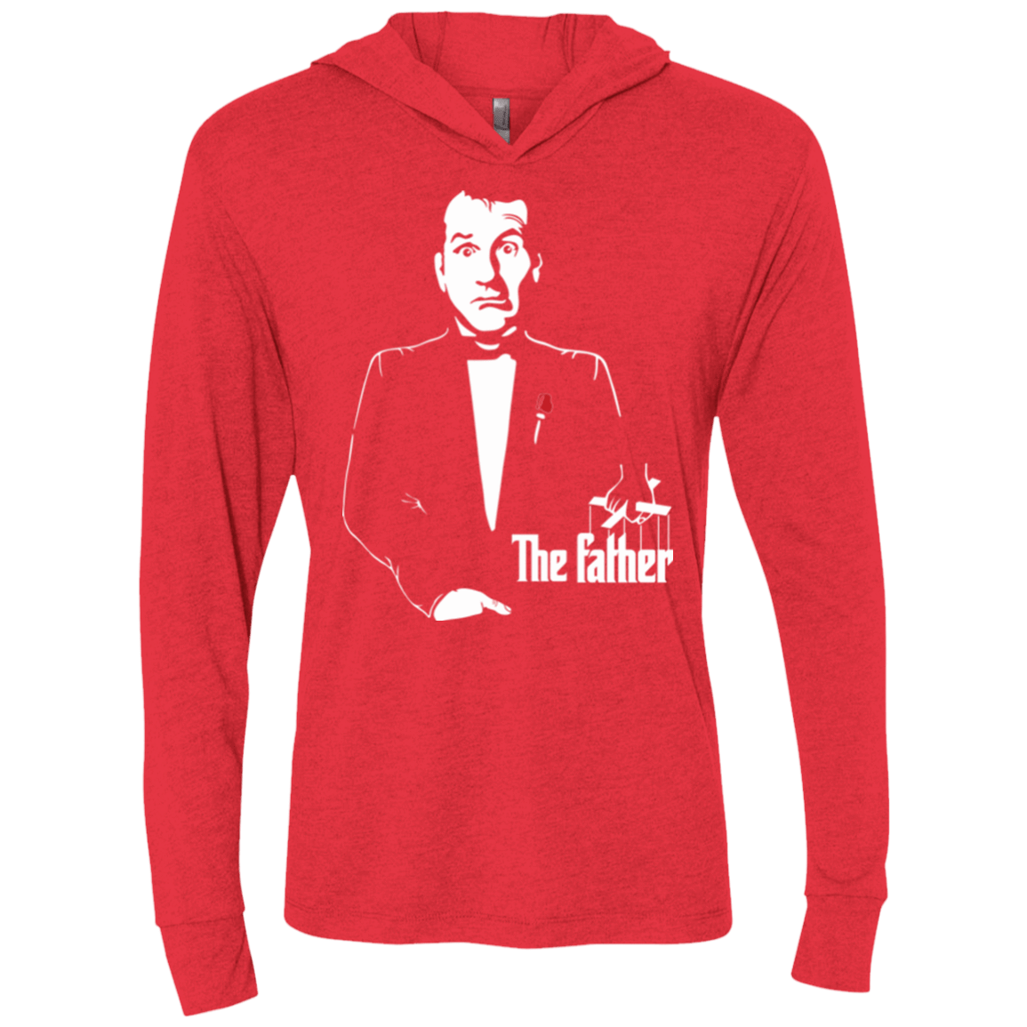 T-Shirts Vintage Red / X-Small The Father Triblend Long Sleeve Hoodie Tee