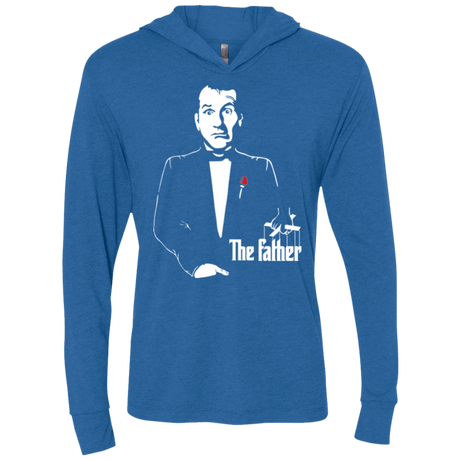 T-Shirts Vintage Royal / X-Small The Father Triblend Long Sleeve Hoodie Tee