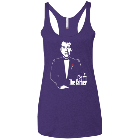 T-Shirts Purple Rush / X-Small The Father Women's Triblend Racerback Tank