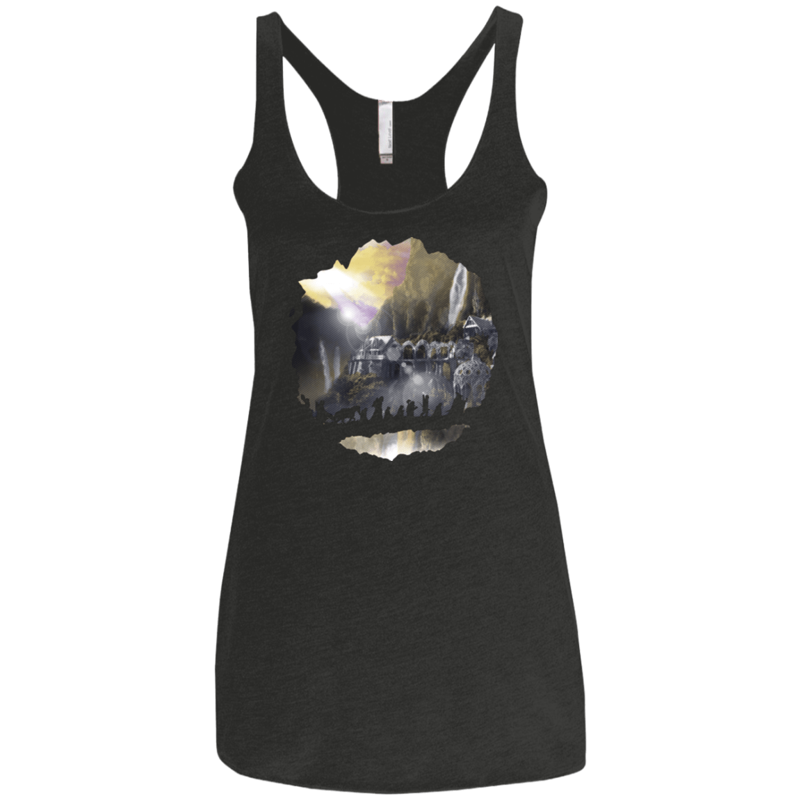 T-Shirts Vintage Black / X-Small The Fellowship Women's Triblend Racerback Tank