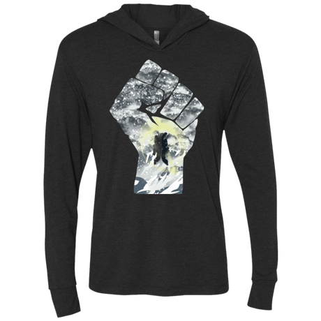 T-Shirts Vintage Black / X-Small The Fighters Triblend Long Sleeve Hoodie Tee