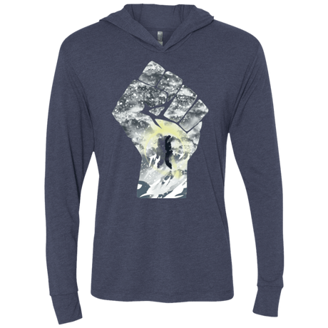 T-Shirts Vintage Navy / X-Small The Fighters Triblend Long Sleeve Hoodie Tee