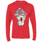 T-Shirts Vintage Red / X-Small The Fighters Triblend Long Sleeve Hoodie Tee