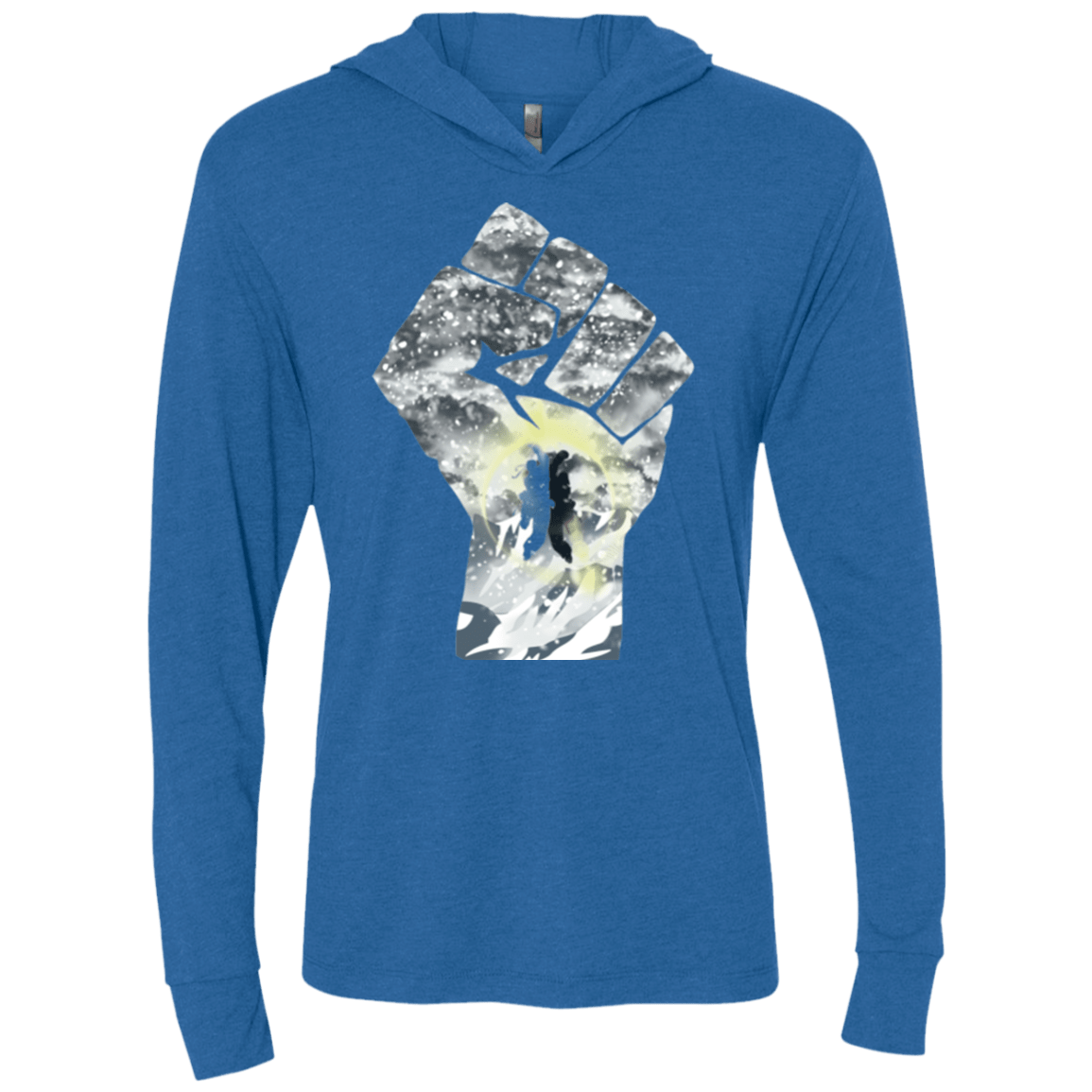 T-Shirts Vintage Royal / X-Small The Fighters Triblend Long Sleeve Hoodie Tee