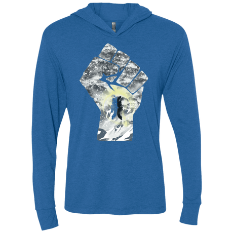 T-Shirts Vintage Royal / X-Small The Fighters Triblend Long Sleeve Hoodie Tee