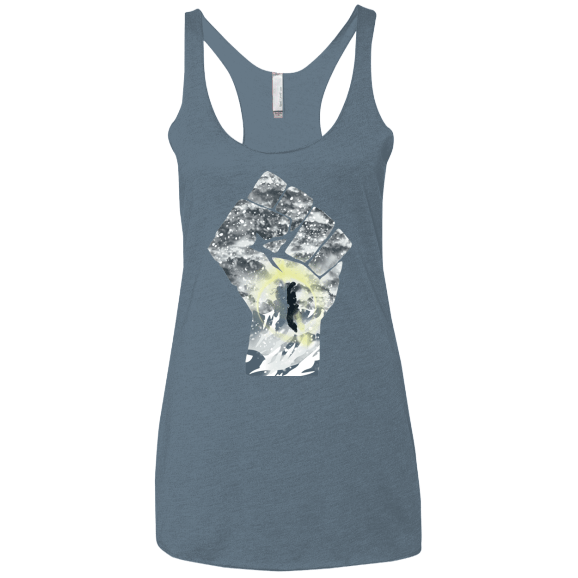 T-Shirts Indigo / X-Small The Fighters Women's Triblend Racerback Tank