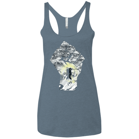 T-Shirts Indigo / X-Small The Fighters Women's Triblend Racerback Tank