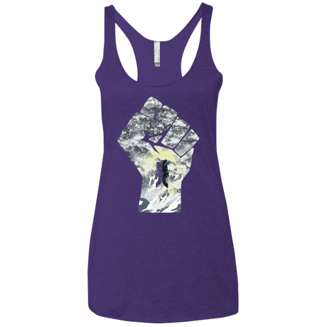 T-Shirts Purple / X-Small The Fighters Women's Triblend Racerback Tank