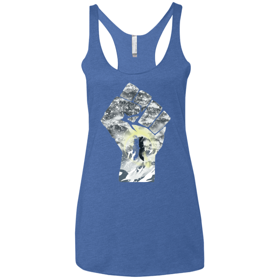 T-Shirts Vintage Royal / X-Small The Fighters Women's Triblend Racerback Tank