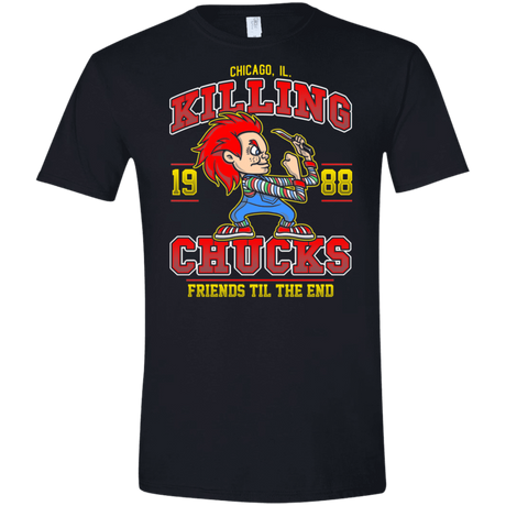 T-Shirts Black / X-Small The Fighting Chucks Men's Semi-Fitted Softstyle
