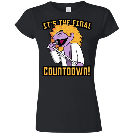 T-Shirts Black / S The Final Countdown Junior Slimmer-Fit T-Shirt