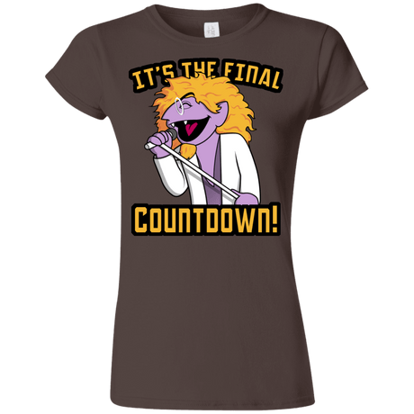 T-Shirts Dark Chocolate / S The Final Countdown Junior Slimmer-Fit T-Shirt