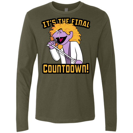 T-Shirts Military Green / S The Final Countdown Men's Premium Long Sleeve