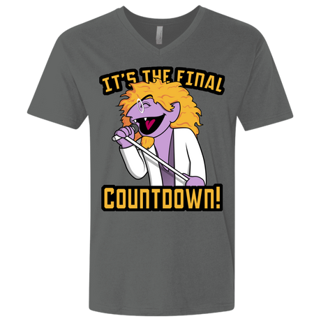 T-Shirts Heavy Metal / X-Small The Final Countdown Men's Premium V-Neck