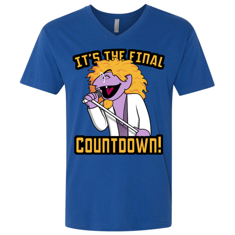 T-Shirts Royal / X-Small The Final Countdown Men's Premium V-Neck