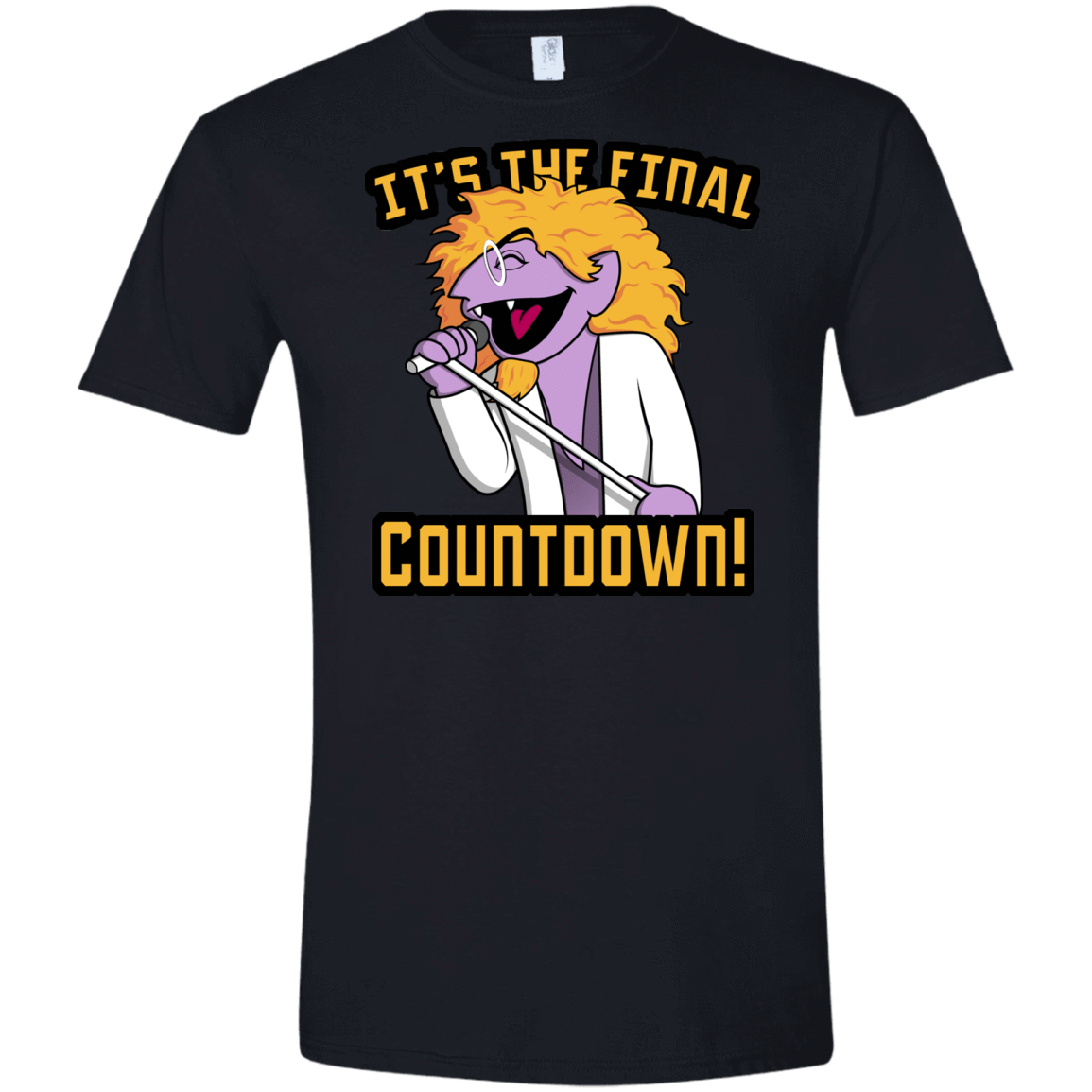 T-Shirts Black / X-Small The Final Countdown Men's Semi-Fitted Softstyle