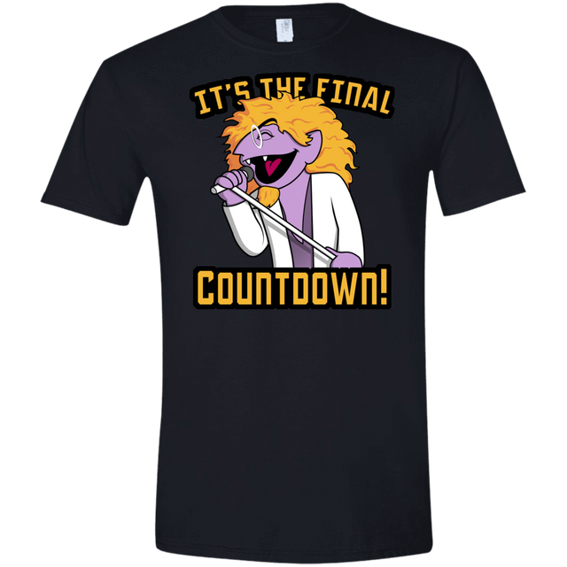 T-Shirts Black / X-Small The Final Countdown Men's Semi-Fitted Softstyle