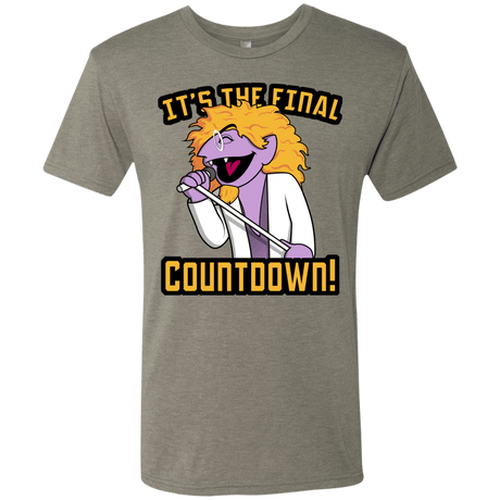 T-Shirts Venetian Grey / S The Final Countdown Men's Triblend T-Shirt