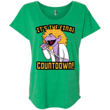 The Final Countdown Triblend Dolman Sleeve