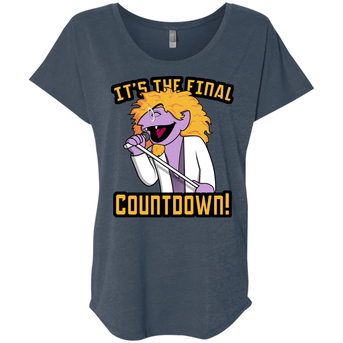 The Final Countdown Triblend Dolman Sleeve