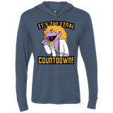 The Final Countdown Triblend Long Sleeve Hoodie Tee