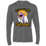 The Final Countdown Triblend Long Sleeve Hoodie Tee