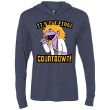 The Final Countdown Triblend Long Sleeve Hoodie Tee