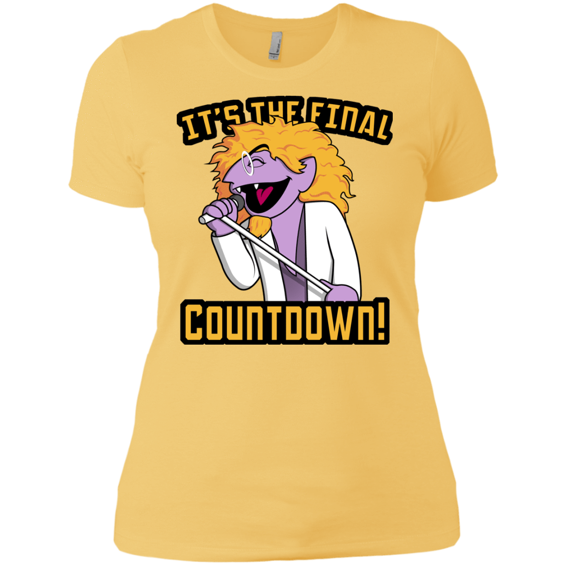 T-Shirts Banana Cream/ / X-Small The Final Countdown Women's Premium T-Shirt