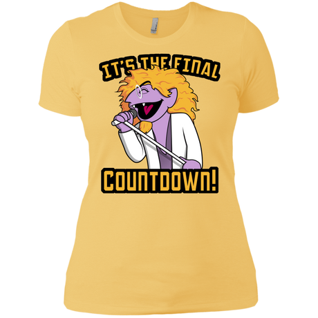 T-Shirts Banana Cream/ / X-Small The Final Countdown Women's Premium T-Shirt