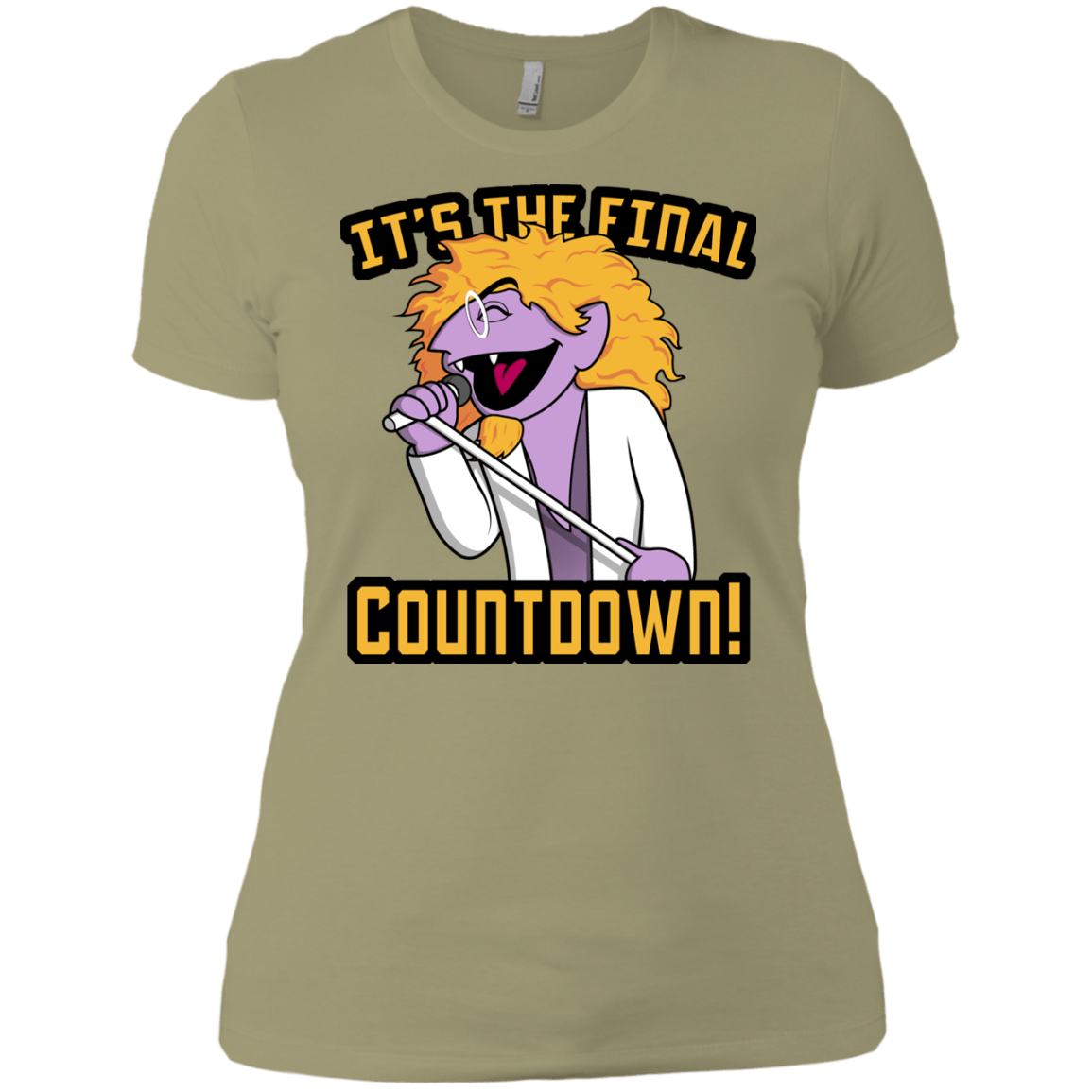 T-Shirts Light Olive / X-Small The Final Countdown Women's Premium T-Shirt