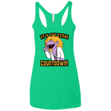 The Final Countdown Women's Triblend Racerback Tank
