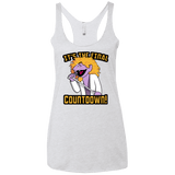 The Final Countdown Women's Triblend Racerback Tank