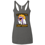 The Final Countdown Women's Triblend Racerback Tank
