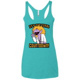 The Final Countdown Women's Triblend Racerback Tank