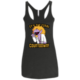 The Final Countdown Women's Triblend Racerback Tank
