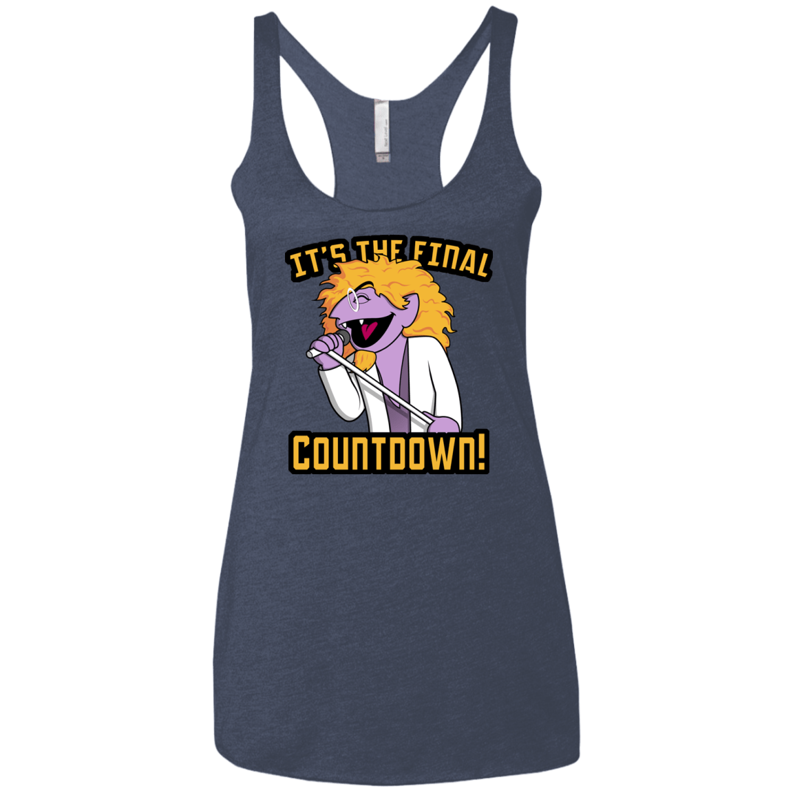 The Final Countdown Women's Triblend Racerback Tank